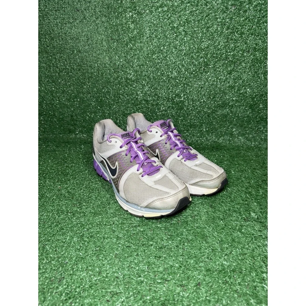 Vintage Y2K Nike Vomero 6 Women Size 8 Purple Grey Running Shoes Comfort Sneaker
